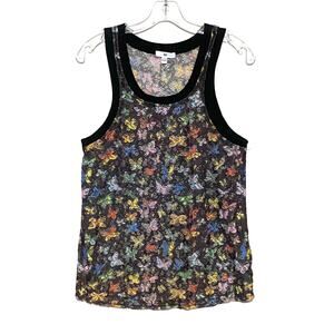 BP Butterflies Tank Top Womens XS Whimsigoth Fairy Grunge Sheer Hippie Punk Y2K